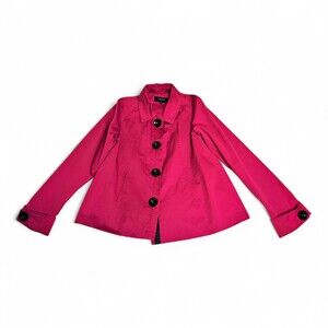 Cole Brook Pink Button-Front Women's Jacket - M